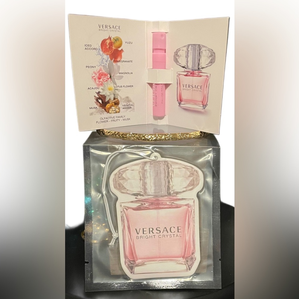 Versace Bright Crystal Car Freshie Bundle